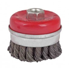 Perie circulara tip cupa cu toroane heavy duty pentru flex 100 mm